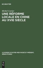 reforme locale en Chine au XVIe siecle