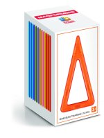 Klocki magnetyczne 3D Magformers Trójkąty wysokie 12 elementów