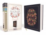 NIV, Journal the Word Bible for Women, Cloth over Board, Navy, Red Letter, Comfort Print