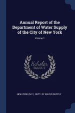 ANNUAL REPORT OF THE DEPARTMENT OF WATER
