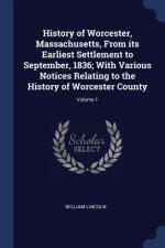 HISTORY OF WORCESTER, MASSACHUSETTS, FRO