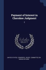 PAYMENT OF INTEREST IN CHEROKEE JUDGMENT