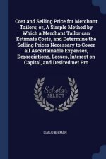 COST AND SELLING PRICE FOR MERCHANT TAIL