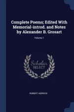 COMPLETE POEMS; EDITED WITH MEMORIAL-INT