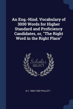 AN ENG.-HIND. VOCABULARY OF 3000 WORDS F