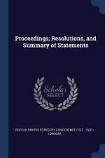 PROCEEDINGS, RESOLUTIONS, AND SUMMARY OF