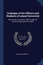 CATALOGUE OF THE OFFICERS AND STUDENTS O