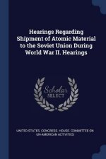 HEARINGS REGARDING SHIPMENT OF ATOMIC MA