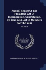 ANNUAL REPORT OF THE PRESIDENT, ACT OF I