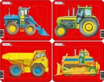 Puzzle MINI - Pracovní stroje/10 dílků /1kus/různé druhy