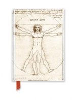 Leonardo Da Vinci Vitruvian Man pocket diary 2019