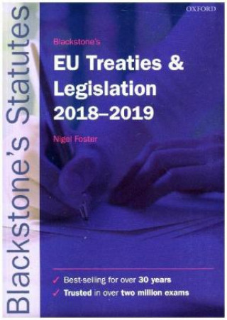 Blackstone's EU Treaties & Legislation 2018-2019