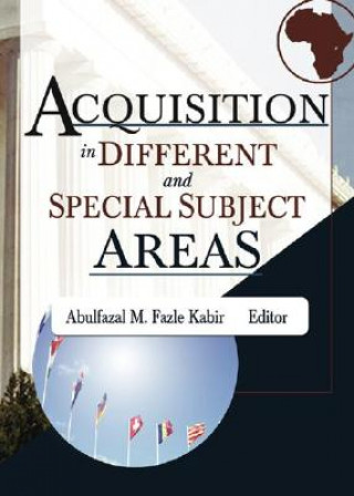 Acquisition in Different and Special Subject Areas
