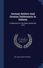 GERMAN SETTLERS AND GERMAN SETTLEMENTS I