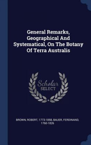 GENERAL REMARKS, GEOGRAPHICAL AND SYSTEM