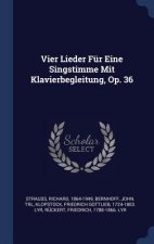 VIER LIEDER F R EINE SINGSTIMME MIT KLAV