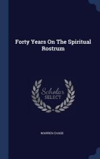 FORTY YEARS ON THE SPIRITUAL ROSTRUM