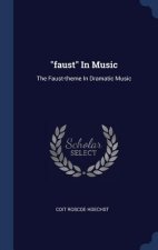 FAUST  IN MUSIC: THE FAUST-THEME IN DRA