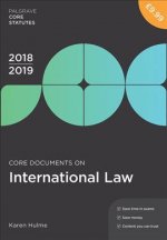 Core Documents on International Law 2018-19