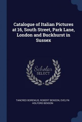 CATALOGUE OF ITALIAN PICTURES AT 16, SOU