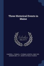 Three Historical Events in Maine