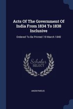 ACTS OF THE GOVERNMENT OF INDIA FROM 183