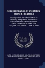 REAUTHORIZATION OF DISABILITY-RELATED PR