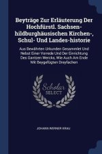 BEYTR GE ZUR ERL UTERUNG DER HOCHF RSTL.
