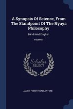 A SYNOPSIS OF SCIENCE, FROM THE STANDPOI