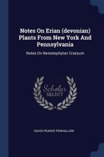 NOTES ON ERIAN  DEVONIAN  PLANTS FROM NE