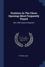 Positions in the Chess Openings Most Frequently Played