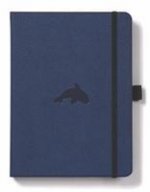 Dingbats A5+ Wildlife Blue Whale Notebook - Plain