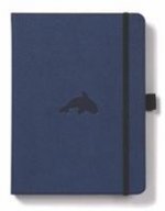 Dingbats A5+ Wildlife Blue Whale Notebook - Plain