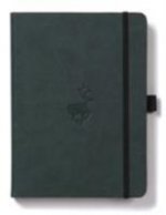 Dingbats A4+ Wildlife Green Deer Notebook - Lined