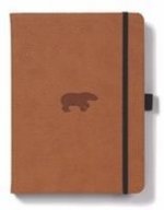 Dingbats A5+ Wildlife Brown Bear Notebook - Dotted