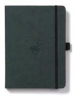 Dingbats A4+ Wildlife Green Deer Notebook - Graph