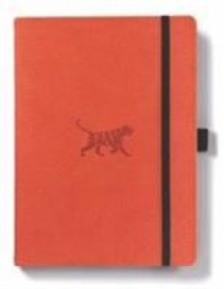 Dingbats A5+ Wildlife Orange Tiger Notebook - Lined