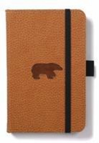 Dingbats A6 Pocket Wildlife Brown Bear Notebook - Dotted (Brožovaná)