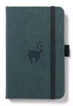 Dingbats A6 Pocket Wildlife Green Deer Notebook - Graphed