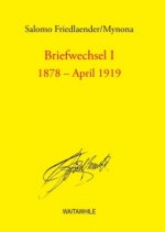 Briefwechsel I