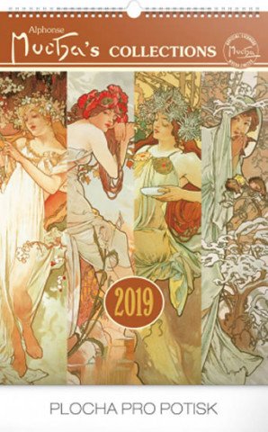 Alfons Mucha 2019 - nástěnný kalendář