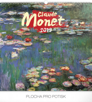 Claude Monet 2019, 48- nástěnný kalendář 2019