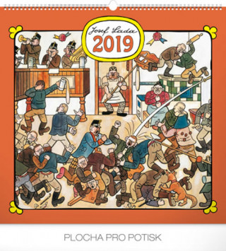 Josef Lada Hostinec 2019 - nástěnný kalendář