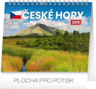 České hory 2019, 16,5 x- stolní kalendář 2019