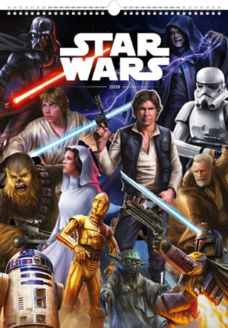 Nástěnný kalendář Star Wars – Plakáty 2019