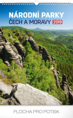 Národní parky Čech a M- nástěnný kalendář 2019