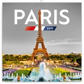 Poznámkový kalendář Paříž 2019