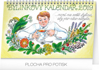 Stolní bylinkový kalendář – Kamila Skopo- stolní kalendář 2019