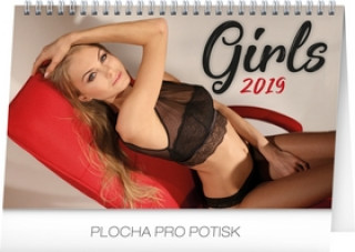 Girls 2019, 23,1 x 14,5- stolní kalendář 2019