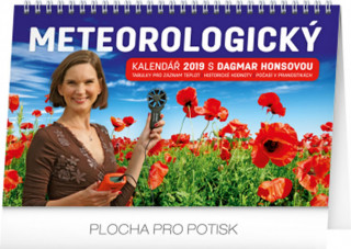 Stolní meteorologický kalendář s Dagmar- stolní kalendář 2019